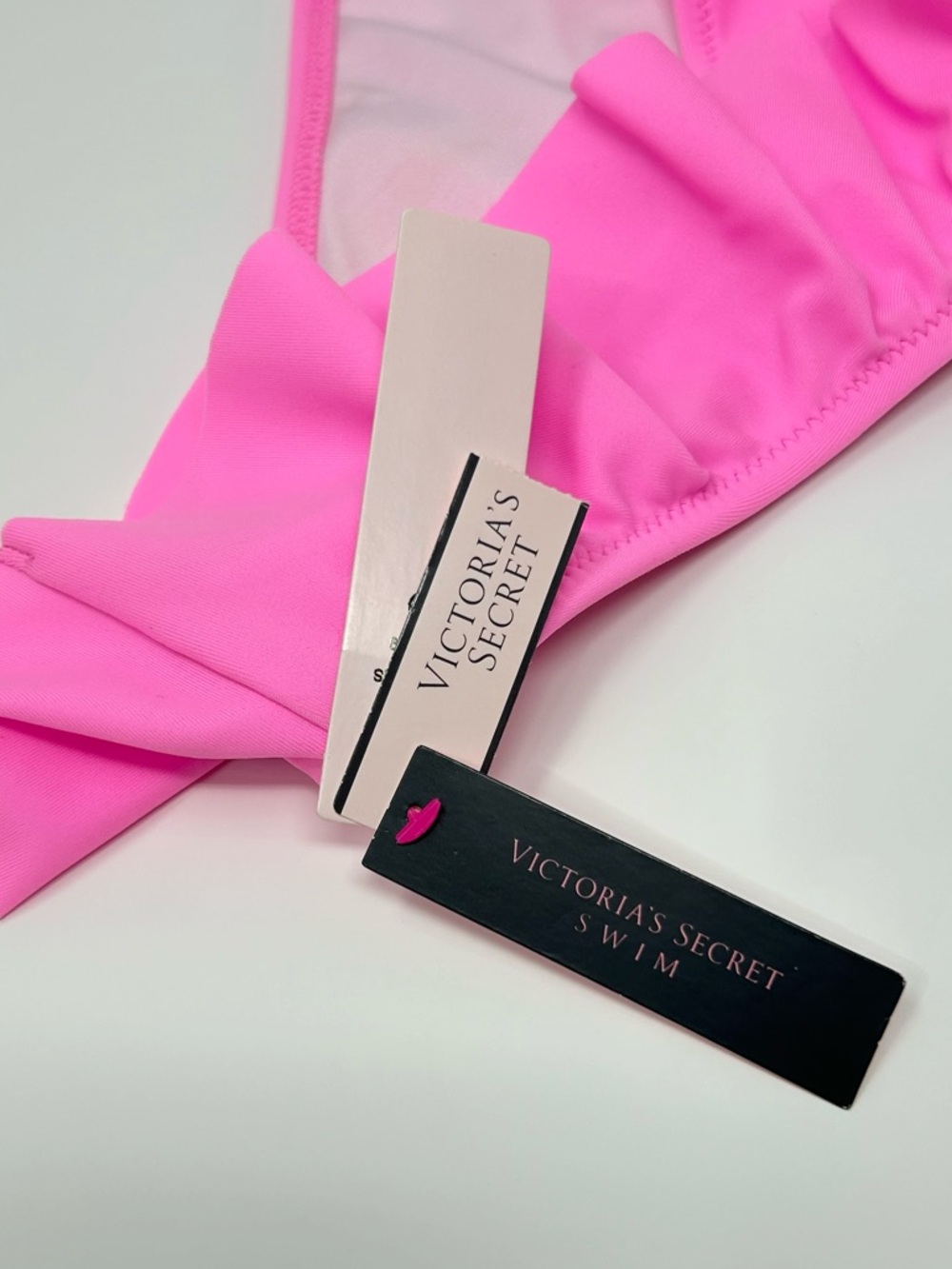 Victoria's Secret Pink Ruffle Flutter Bikini Swim Bottoms - Picture 3 of 7